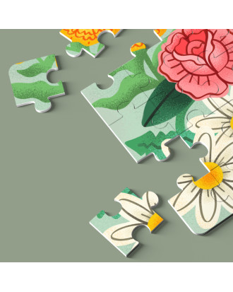 12-piece children's jigsaw puzzle
