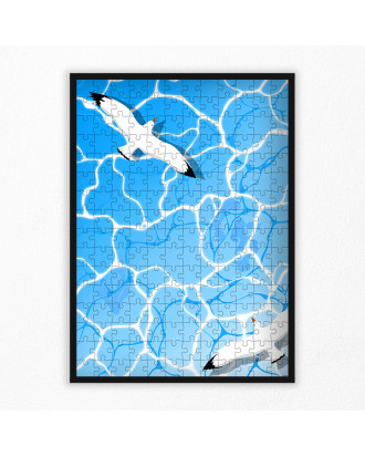 gulls on the ocean puzzle