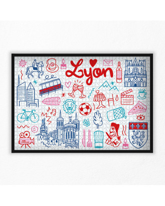 1000 pieces Lyon puzzle