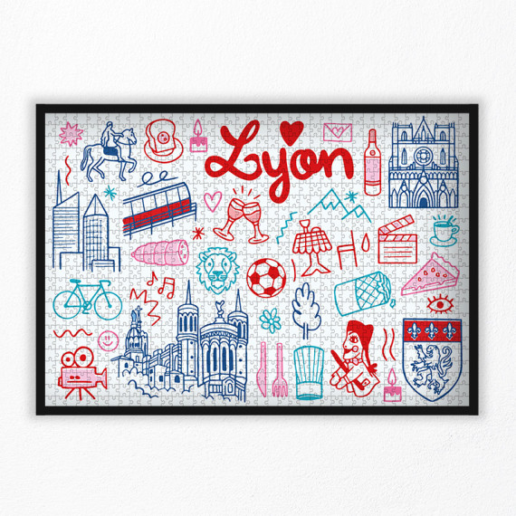 1000 pieces Lyon puzzle