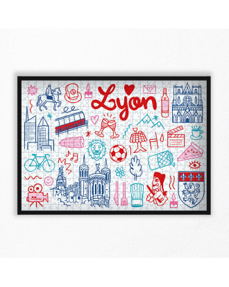 500 pieces Lyon puzzle