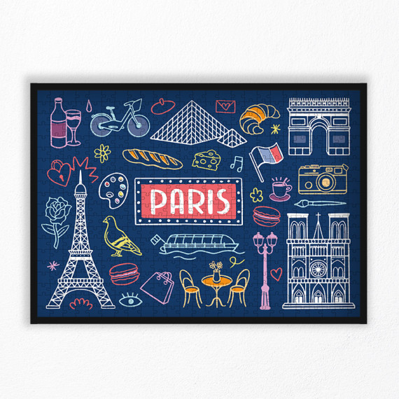 500 pieces Paris puzzle