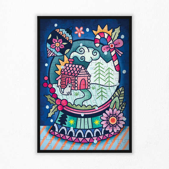 puzzle enfant hiver 96 pièces