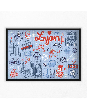 1000 pieces Lyon puzzle