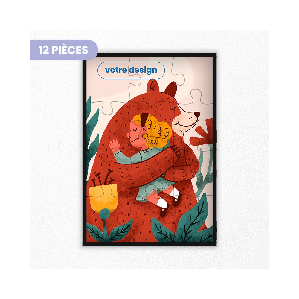 puzzle personnalisé 12 pièces