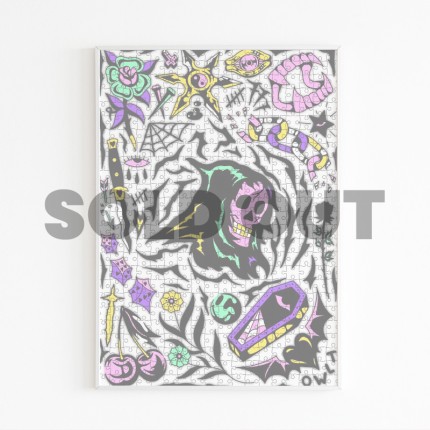 Puzzle 500 Pièces Illustration Artiste | Puzzle Owlt | La Puzzlerie