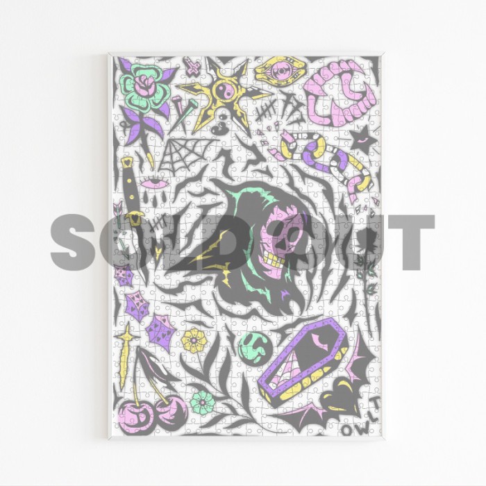Puzzle 500 Pièces Illustration Artiste | Puzzle Owlt | La Puzzlerie