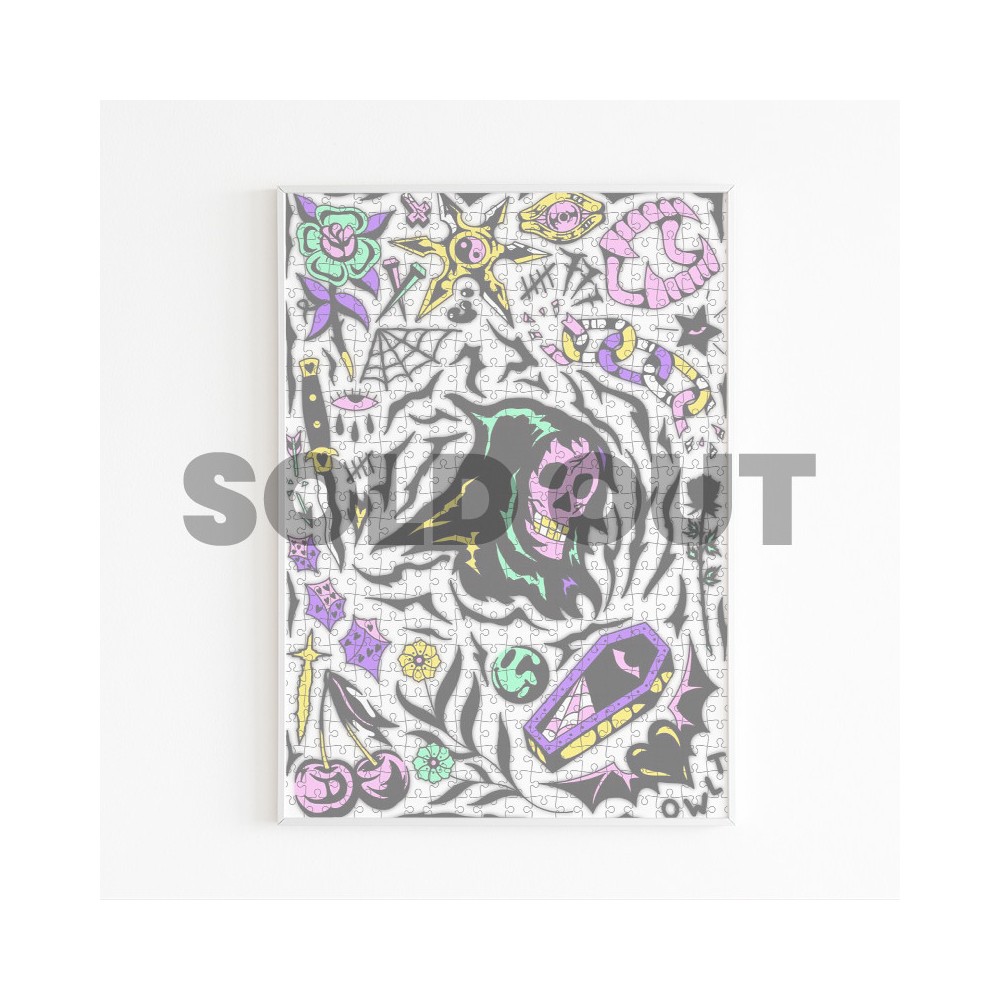 Puzzle 500 Pièces Illustration Artiste | Puzzle Owlt | La Puzzlerie