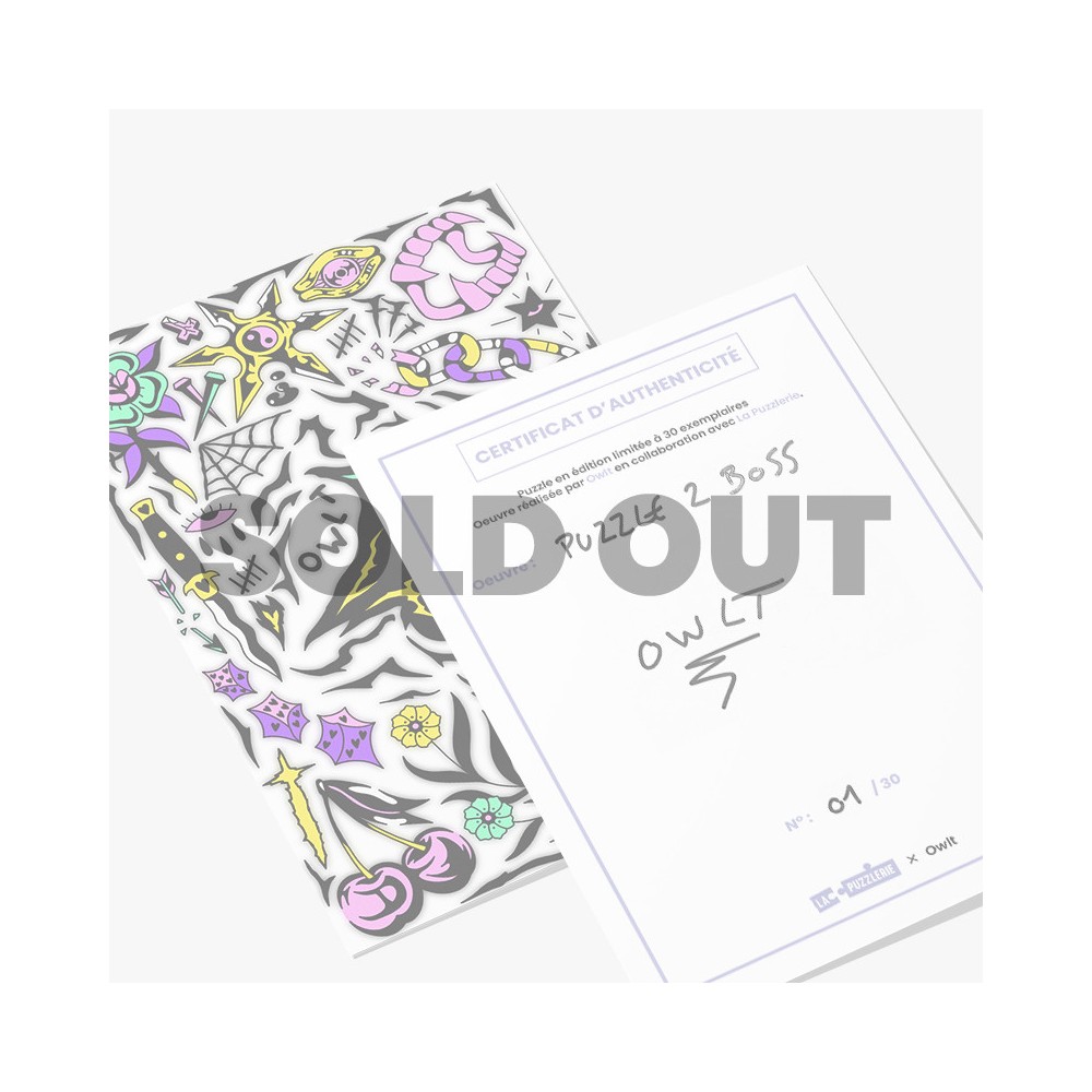 Puzzle 500 Pièces Illustration Artiste | Puzzle Owlt | La Puzzlerie