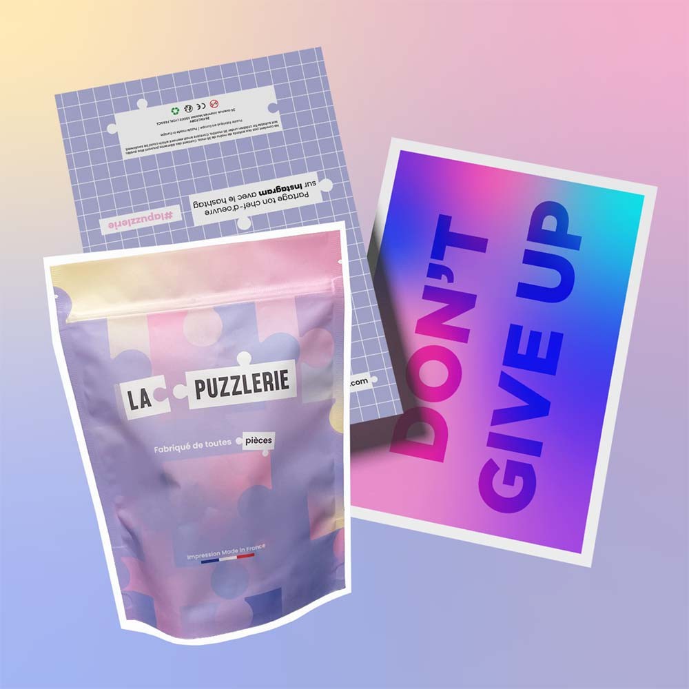Don't Give Up Puzzle | Puzzle with Message | La Puzzlerie
