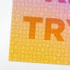 puzzle adulte à message