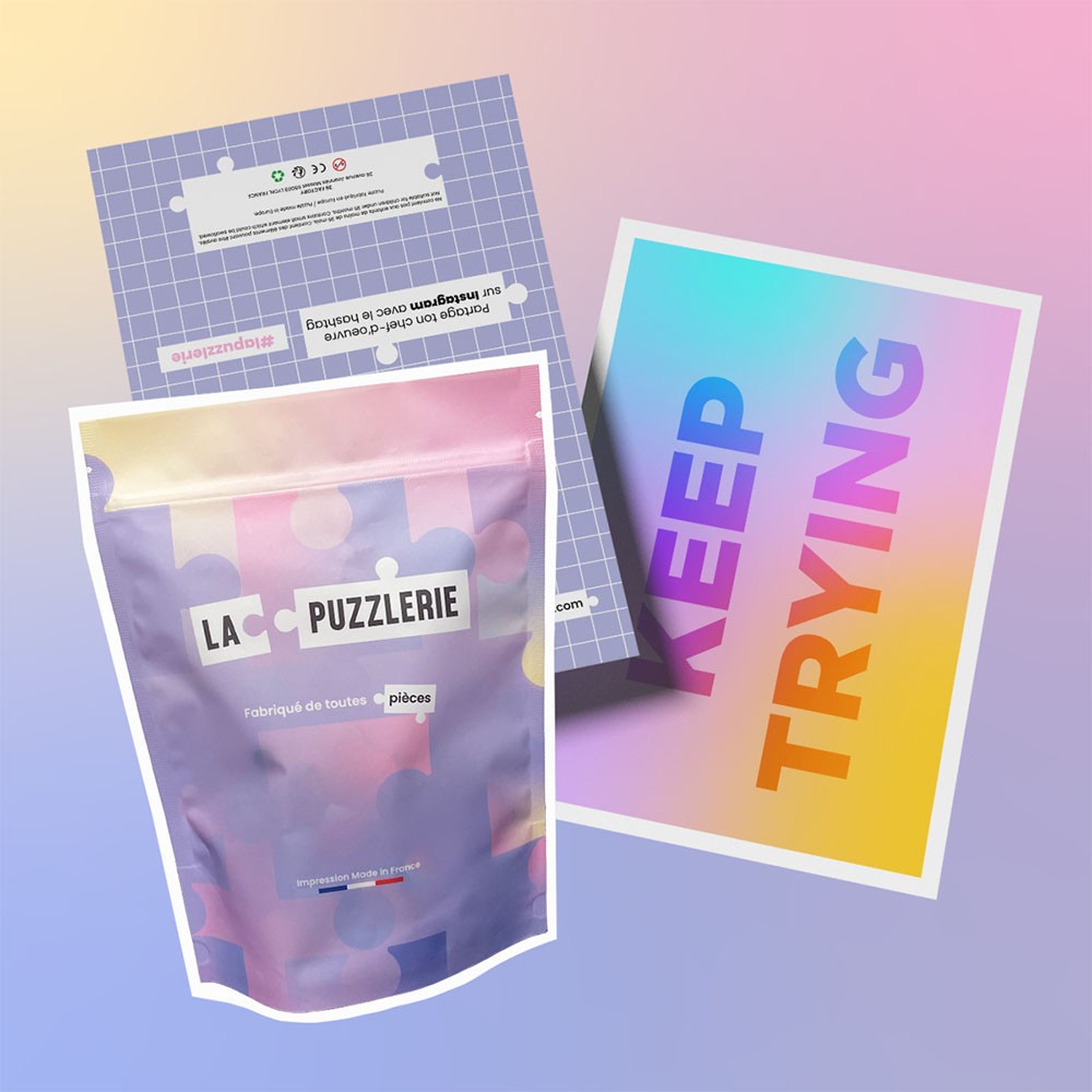 Keep Trying Puzzle| Puzzle Message | La Puzzlerie