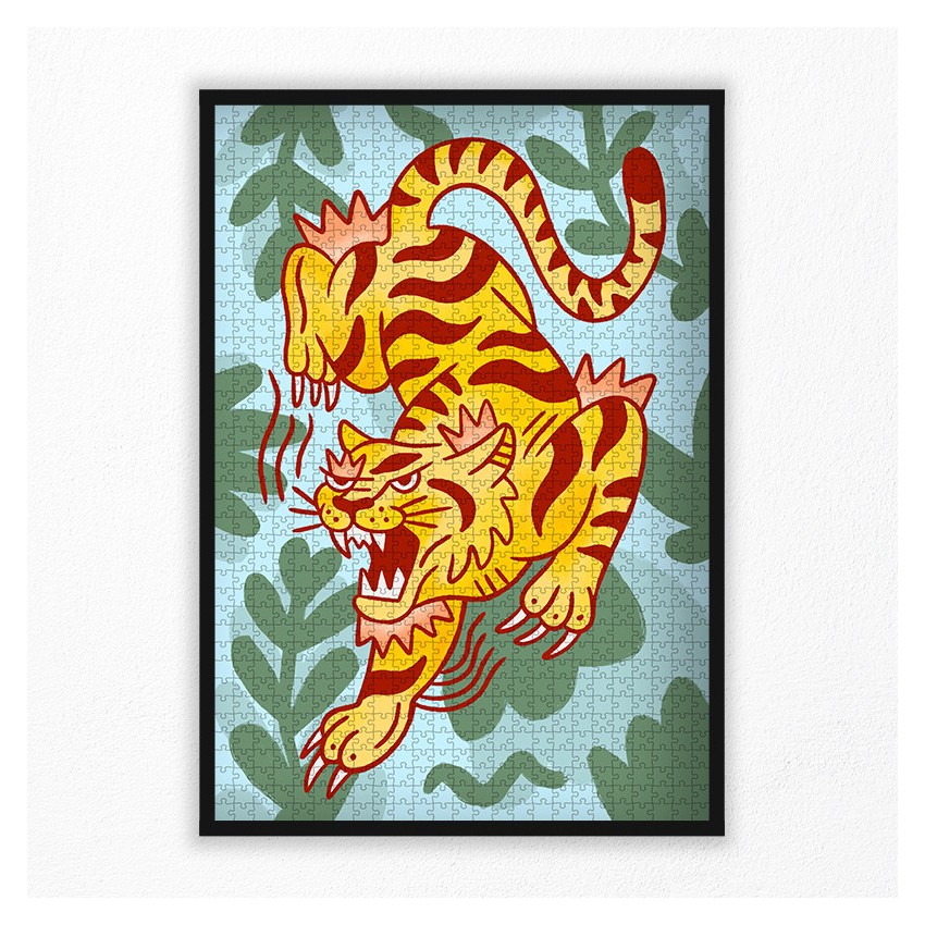 puzzle adulte tigre