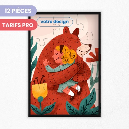 Revendeurs | Puzzle Personnalisé 12 Pièces | La Puzzlerie