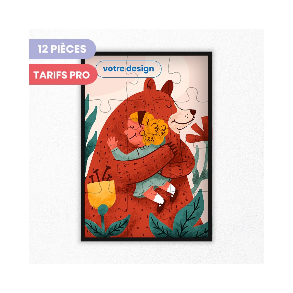 Revendeurs | Puzzle Personnalisé 12 Pièces | La Puzzlerie