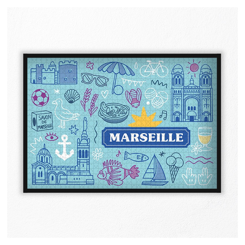 Puzzle Marseille 1000 pièces