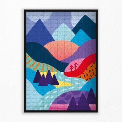 puzzle montagne 500 pièces