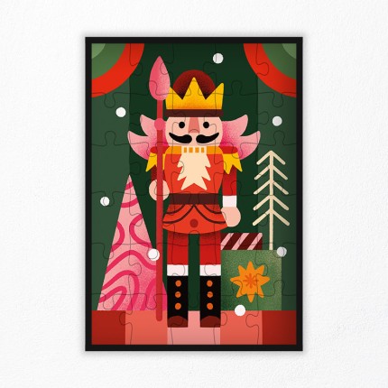 children's 30 pieces nutcracker puzzle
