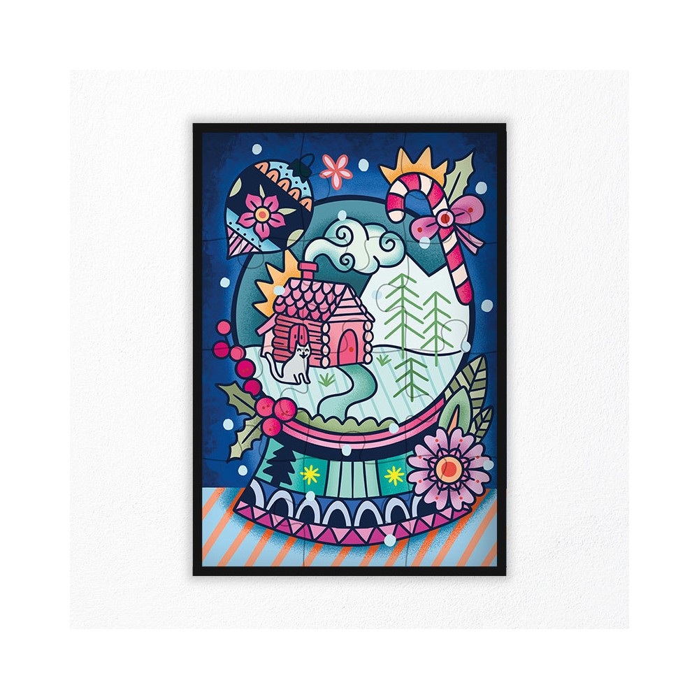children's 12 pieces winter puzzle