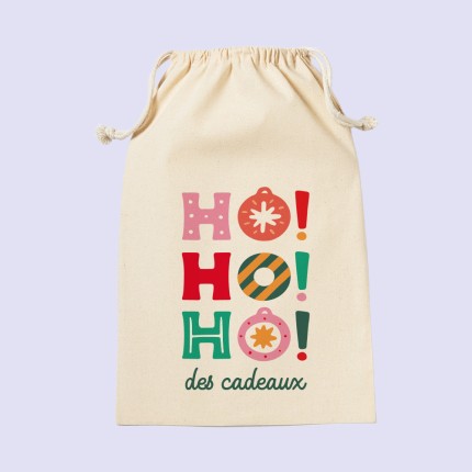 pochon cadeau hohoho