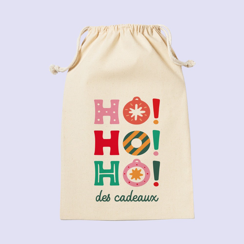 pochon cadeau hohoho