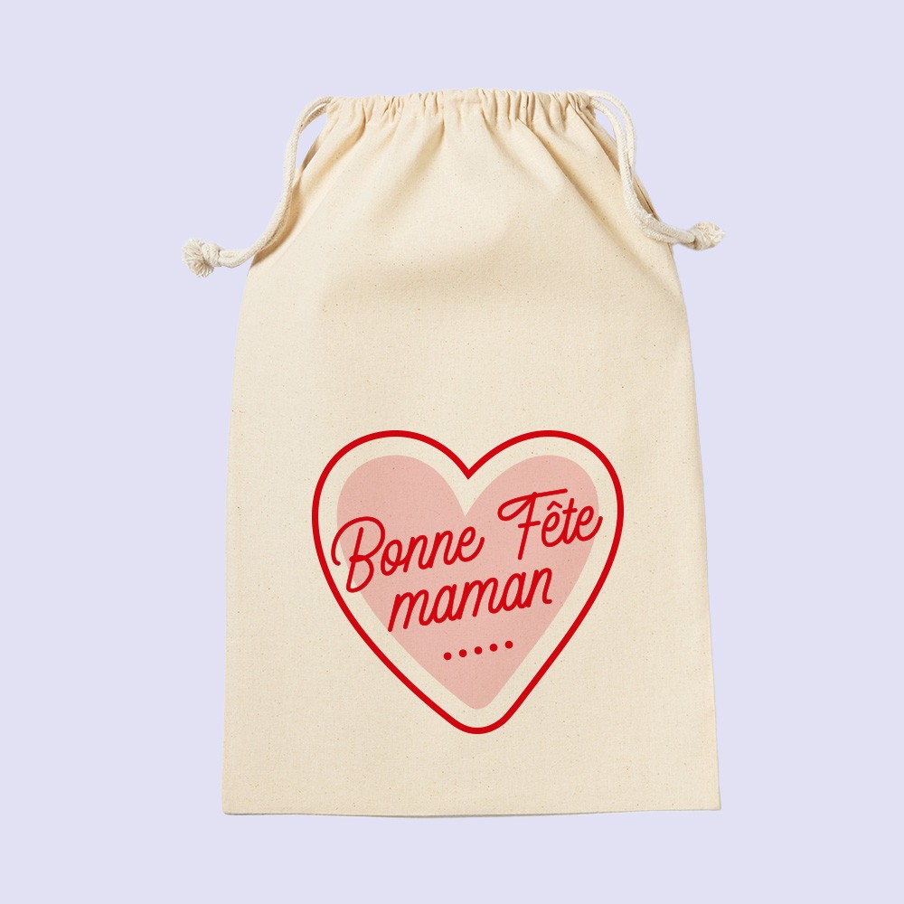 Pochon Emballage Cadeau Bonne Fête Maman