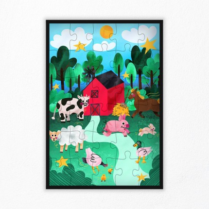 Puzzle Animaux de la Ferme 30 pcs