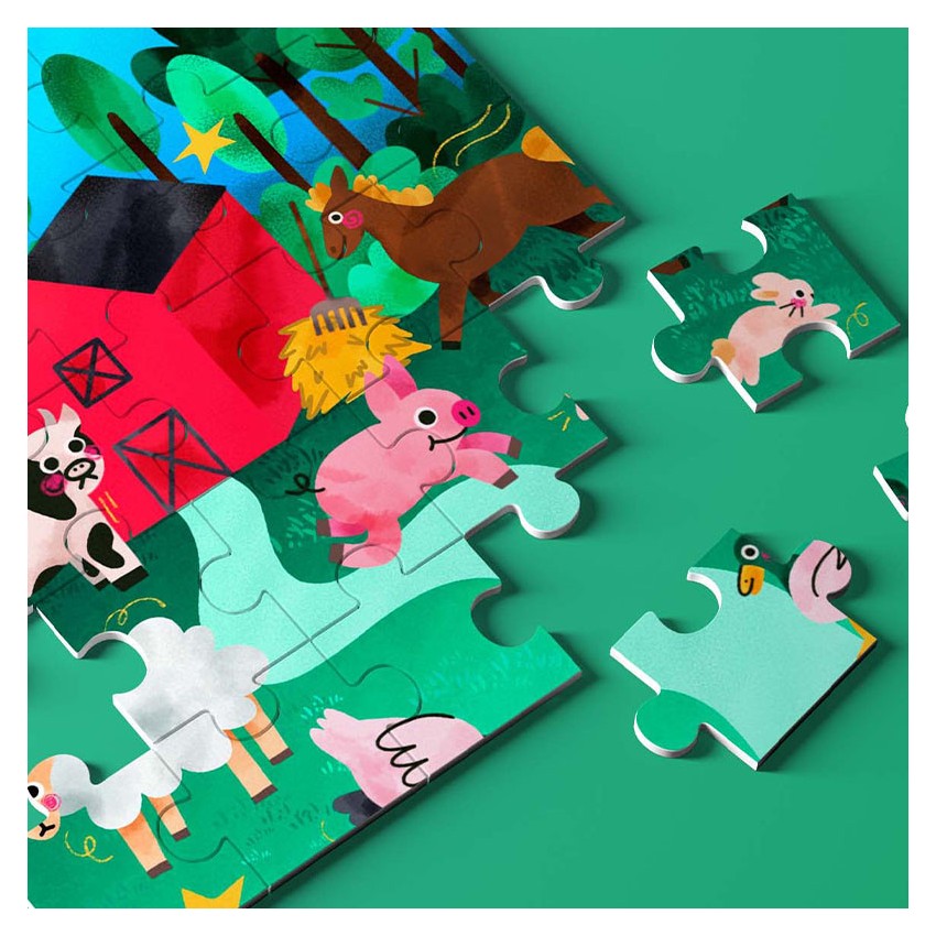 Puzzle Animaux de la Ferme zoom