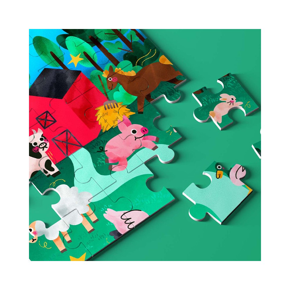 Children's Farm Animals Puzzle Zoom