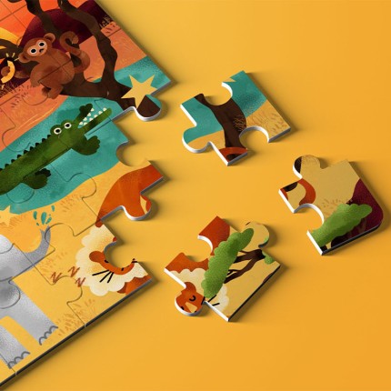 Children's Savanna Animals Puzzle | La Puzzlerie