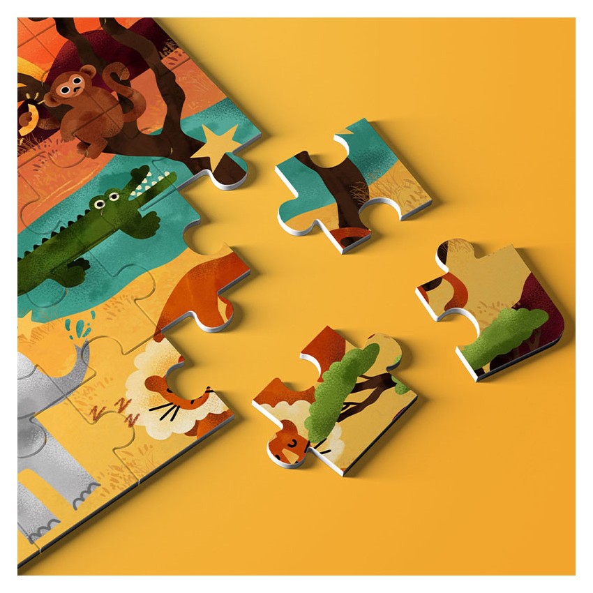 Children's Savanna Animals Puzzle | La Puzzlerie
