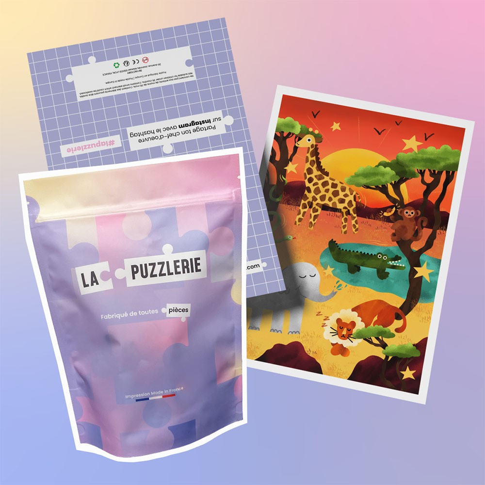 Puzzle Animaux de la Savane pour Enfant | La Puzzlerie