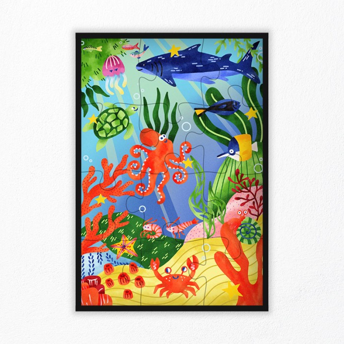 Sea Animals Puzzle 12 pcs
