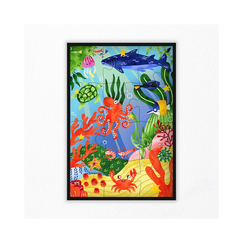 Sea Animals Puzzle 12 pcs