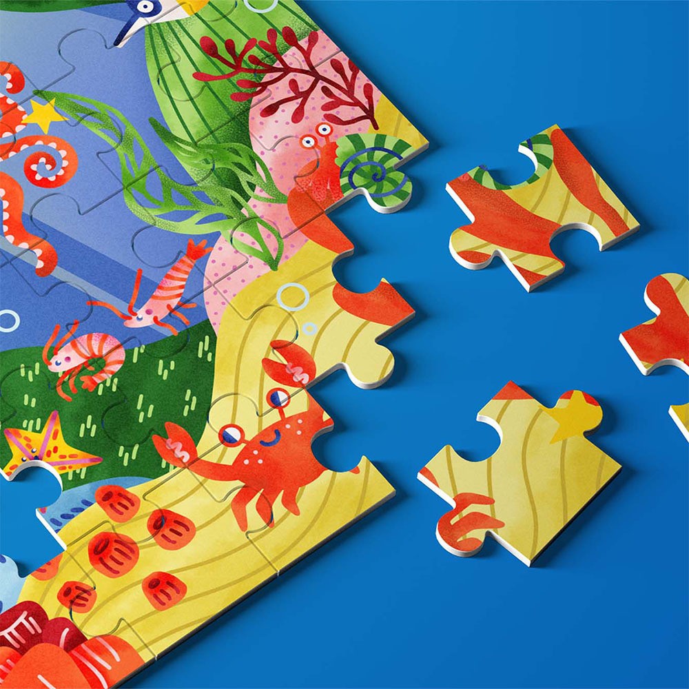 Puzzle Animaux de la Mer Zoom