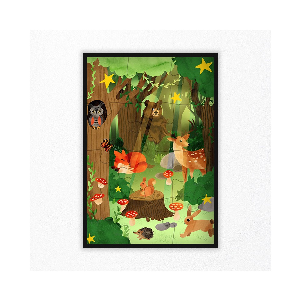 Forest Animals Puzzle 12 pcs