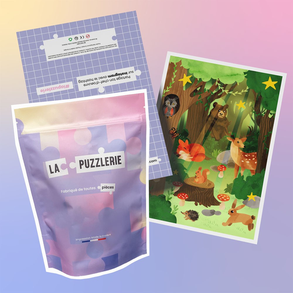 Forest Animals Puzzle Packaging