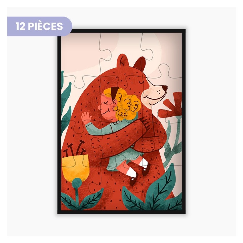 Customized 12 Pieces Puzzle | Wooden Puzzle for Kids | La Puzzlerie