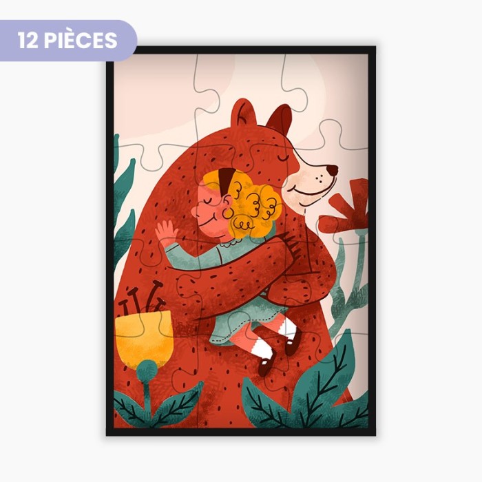 Customized 12 Pieces Puzzle | Wooden Puzzle for Kids | La Puzzlerie