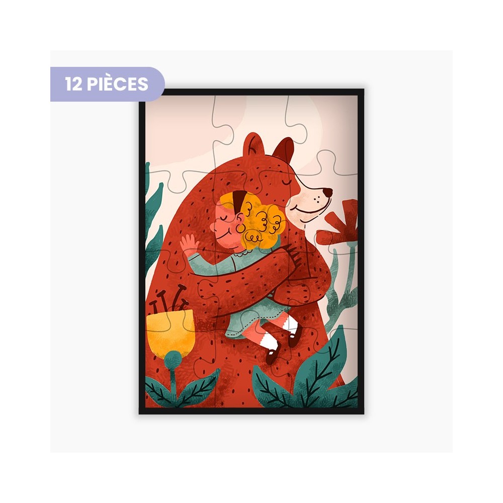 Customized 12 Pieces Puzzle | Wooden Puzzle for Kids | La Puzzlerie