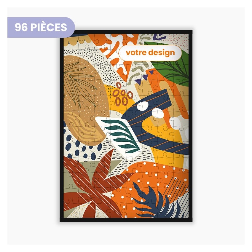 Customized 96 Piece Wooden Jigsaw Puzzle | Kids Puzzle | La Puzzlerie