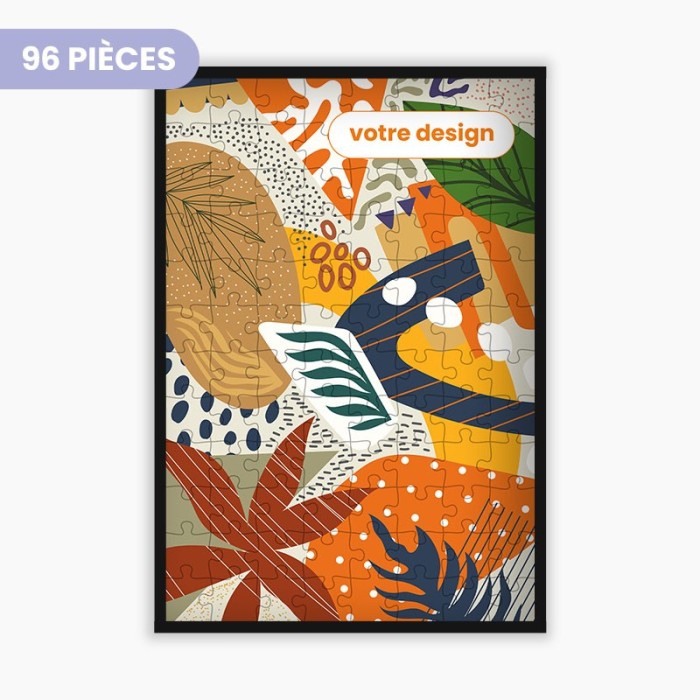 Customized 96 Piece Wooden Jigsaw Puzzle | Kids Puzzle | La Puzzlerie