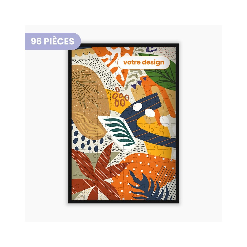 Customized 96 Piece Wooden Jigsaw Puzzle | Kids Puzzle | La Puzzlerie