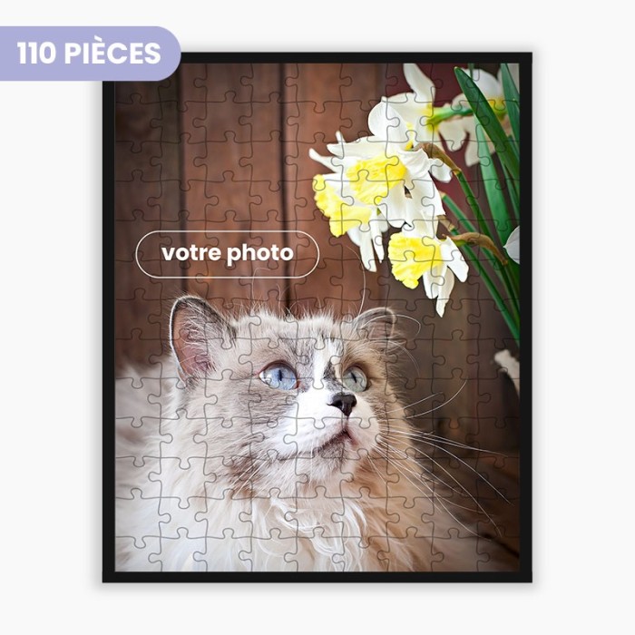 110 Pieces Custom Puzzle | Personalized Jigsaw Puzzle | La Puzzlerie