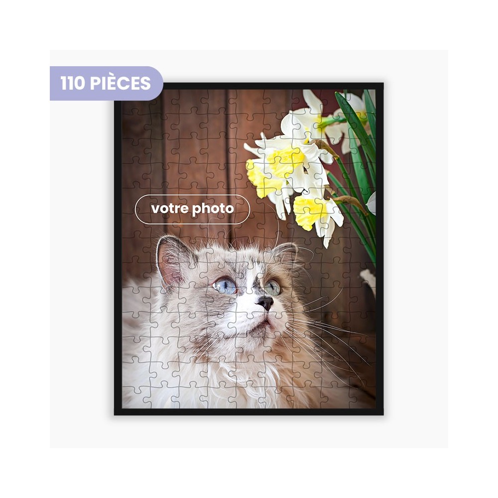 110 Pieces Custom Puzzle | Personalized Jigsaw Puzzle | La Puzzlerie