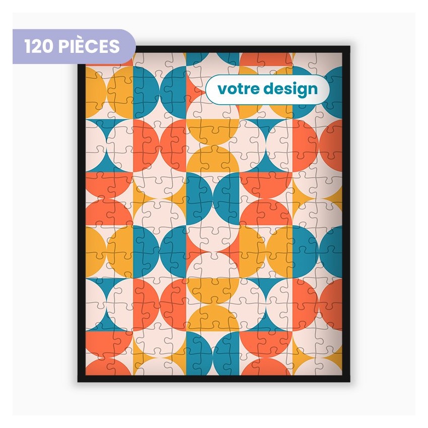puzzle 120 pièces personnalisé