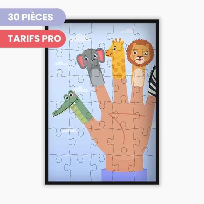 Revendeurs | Puzzle Personnalisé 30 Pièces | La Puzzlerie
