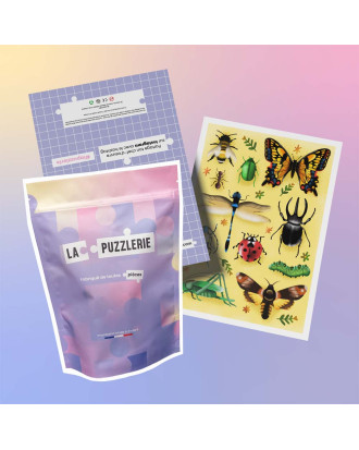 packaging puzzle insectes