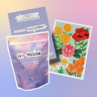 packaging puzzle enfant fleurs