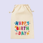 Pochon Emballage Cadeau Happy Birthday